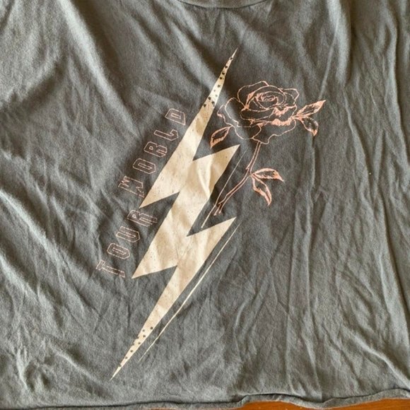 World Tour band tee cropped t-shirt - Picture 3 of 4